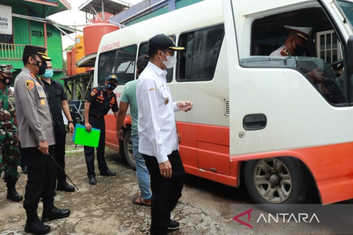 Bupati Murung Raya cek kesiapan angkutan mudik Lebaran