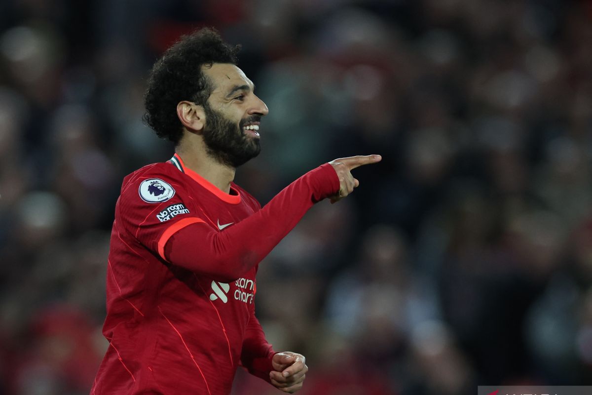 Mohamed Salah sabet penghargaan Pemain Terbaik Liga Inggris 2021-2022