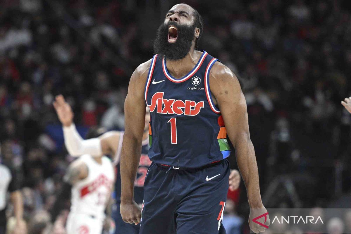 Basket - Philadelphia 76ers  perpanjang kontrak dua tahun untuk James Harden