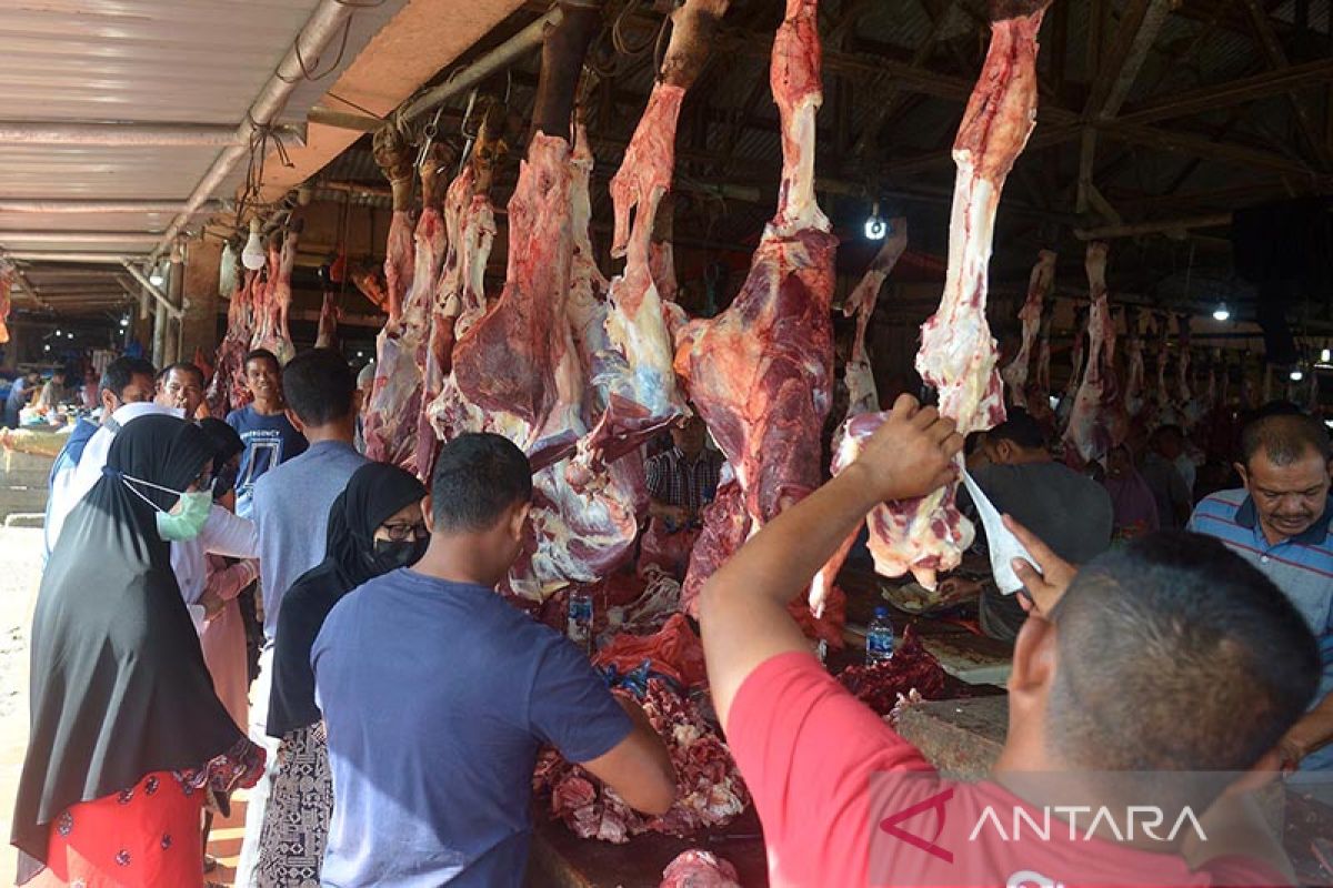 Harga daging tembus Rp180 ribu per kilogram di Banda Aceh