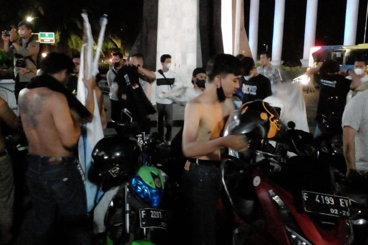 Polresta Bogor Kota amankan 70 pemuda konvoi motor dan buat keributan