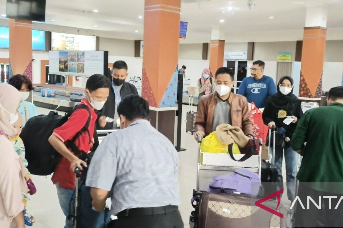 Arus mudik di bandara Fatmawati Soekarno Bengkulu capai 5.623 orang