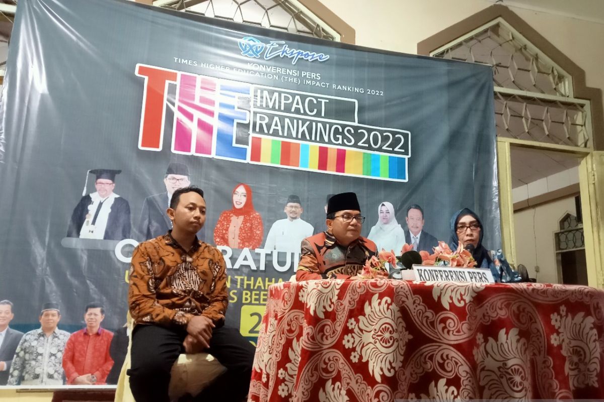 UIN STS Jambi masuk rangking dunia versi Times Higher Education (THE) Impact Rankings 2022