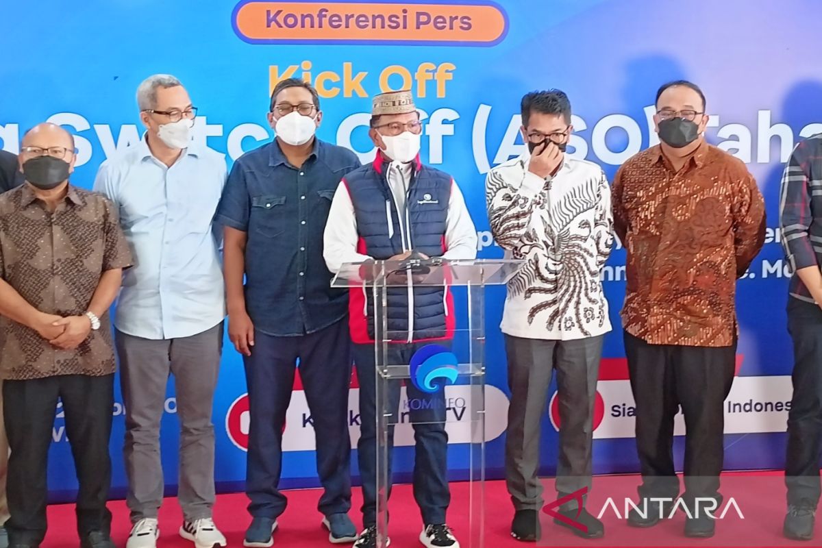 Kominfo pastikan penghentian siaran TV analog tahap satu pada 30 April 2022