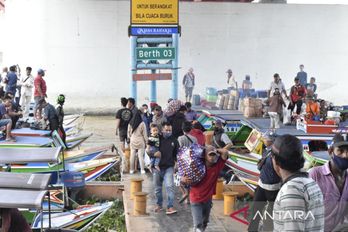 Pemudik di Dermaga 16 Ilir Palembang ramai hingga H-2 Lebaran