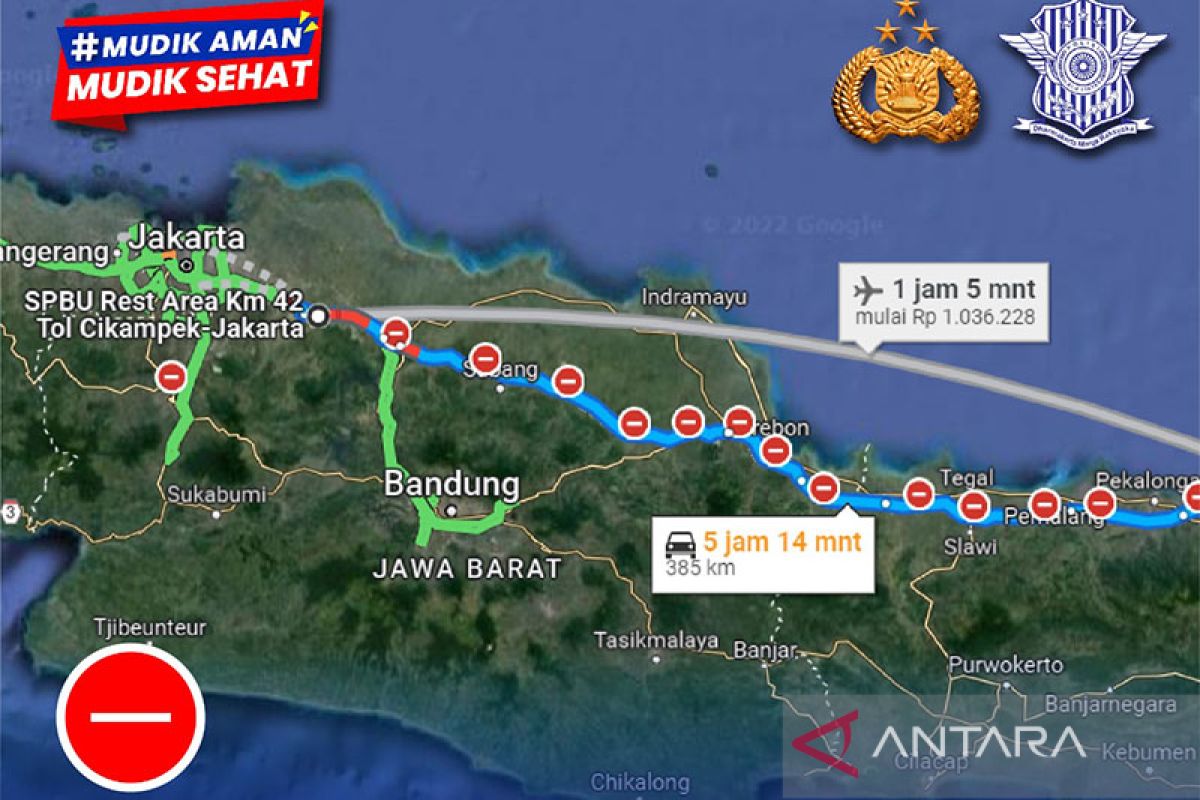 Korlantas Polri alihkan "one way" ke Tol Cikampek Utama KM 70