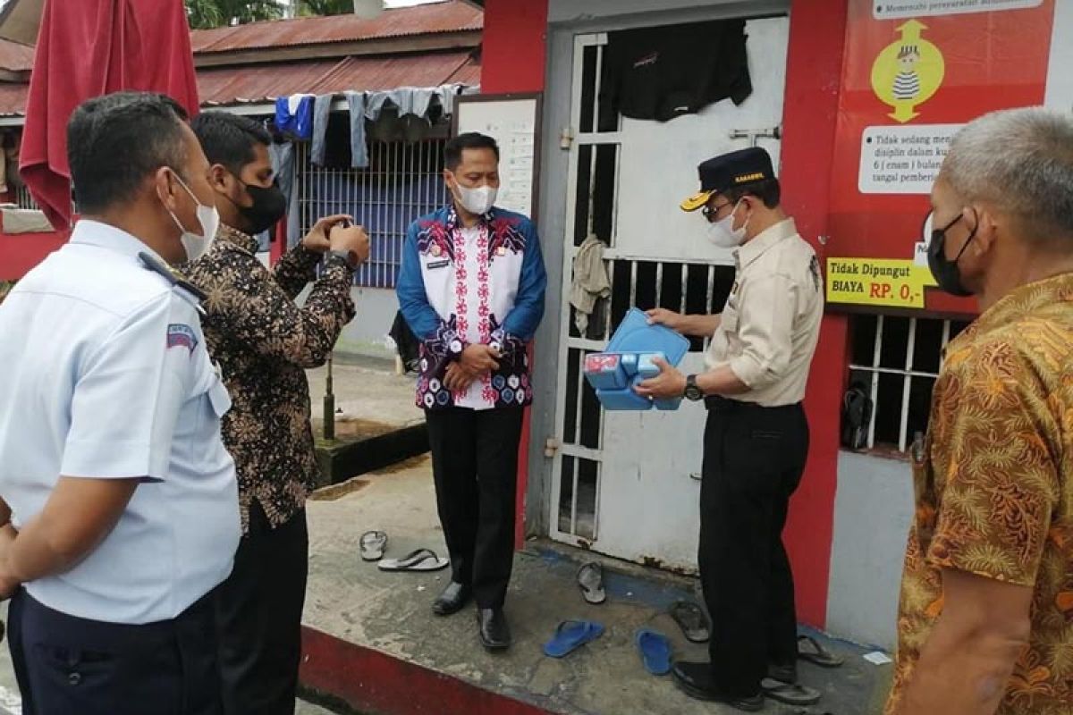 Kakanwil Kemenkumham Aceh inspeksi Lapas Kota Bakti