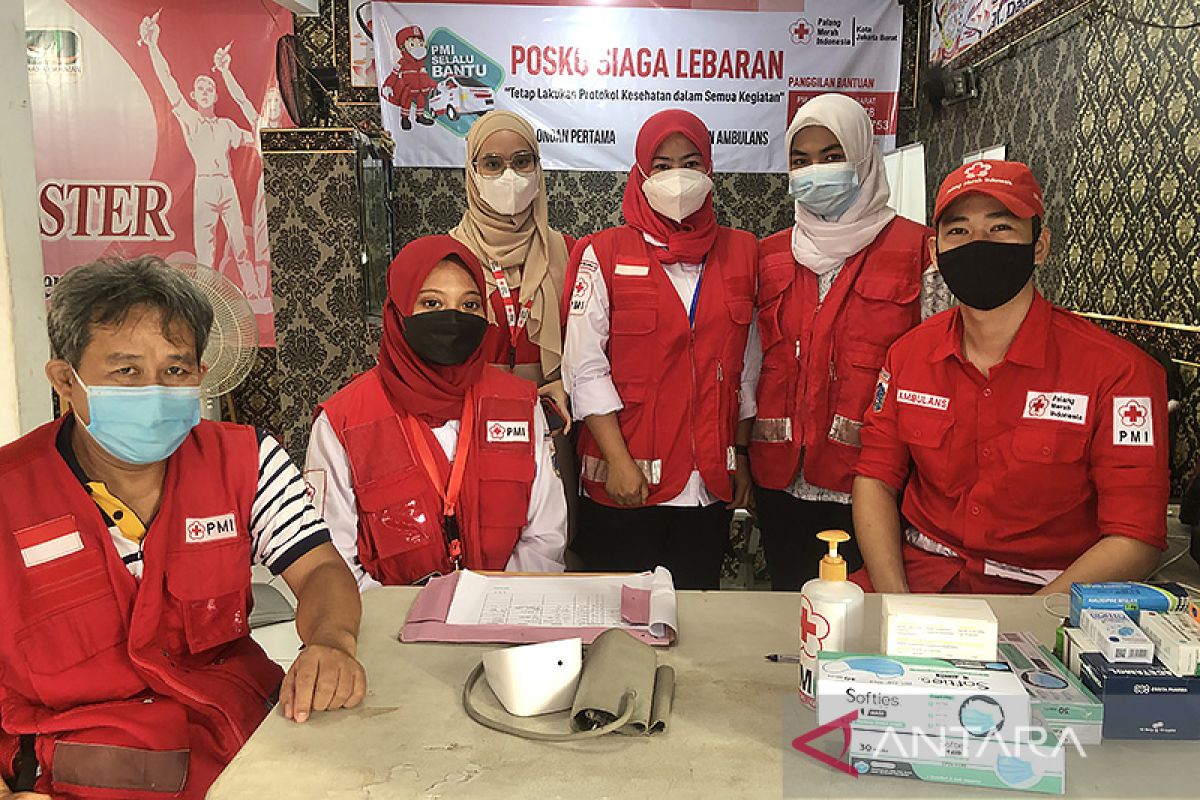 PMI fasilitasi kesehatan gratis untuk pemudik di Terminal Kalideres