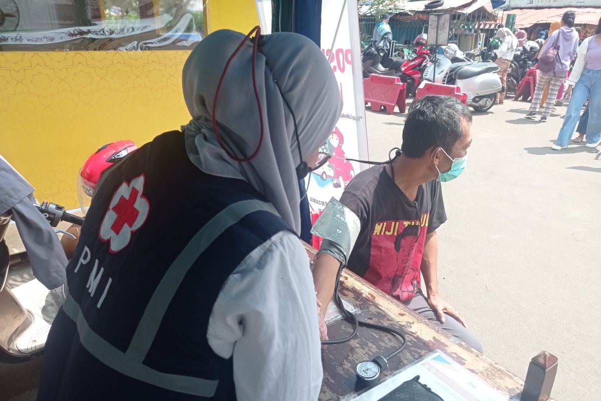 PMI buka posko kesehatan di Stasiun Rangkasbitung