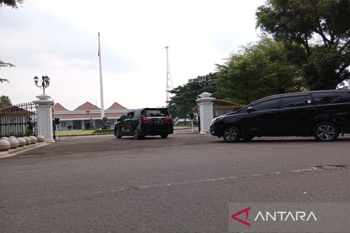 Presiden Jokowi tiba di Gedung Agung berlebaran di Yogyakarta