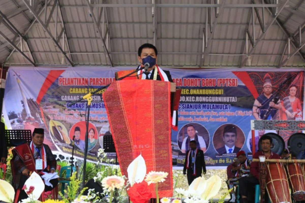 Bupati Samosir hadiri pelantikan PPTSB