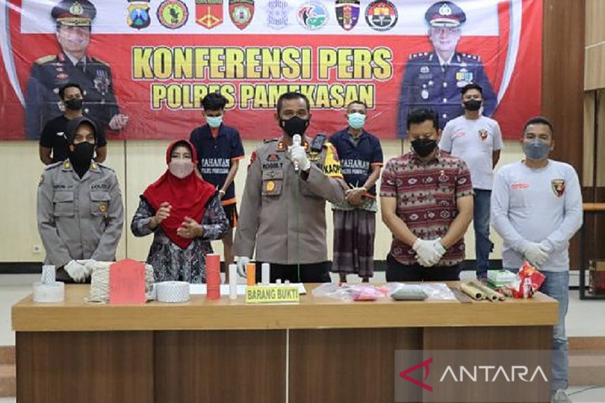 Polres Pamekasan sita 3.768 buah petasan menjelang Lebaran