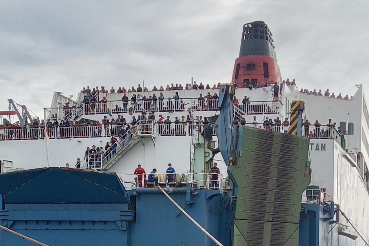 Pelabuhan Indah Kiat berangkatkan 623 kendaraan dan 2.152 penumpang