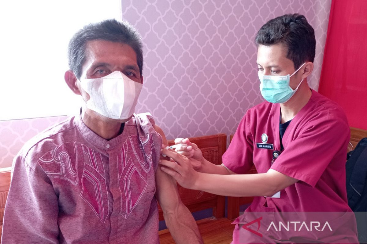 Pemudik terbantu layanan vaksinasi COVID-19 di Pospam Ajibarang