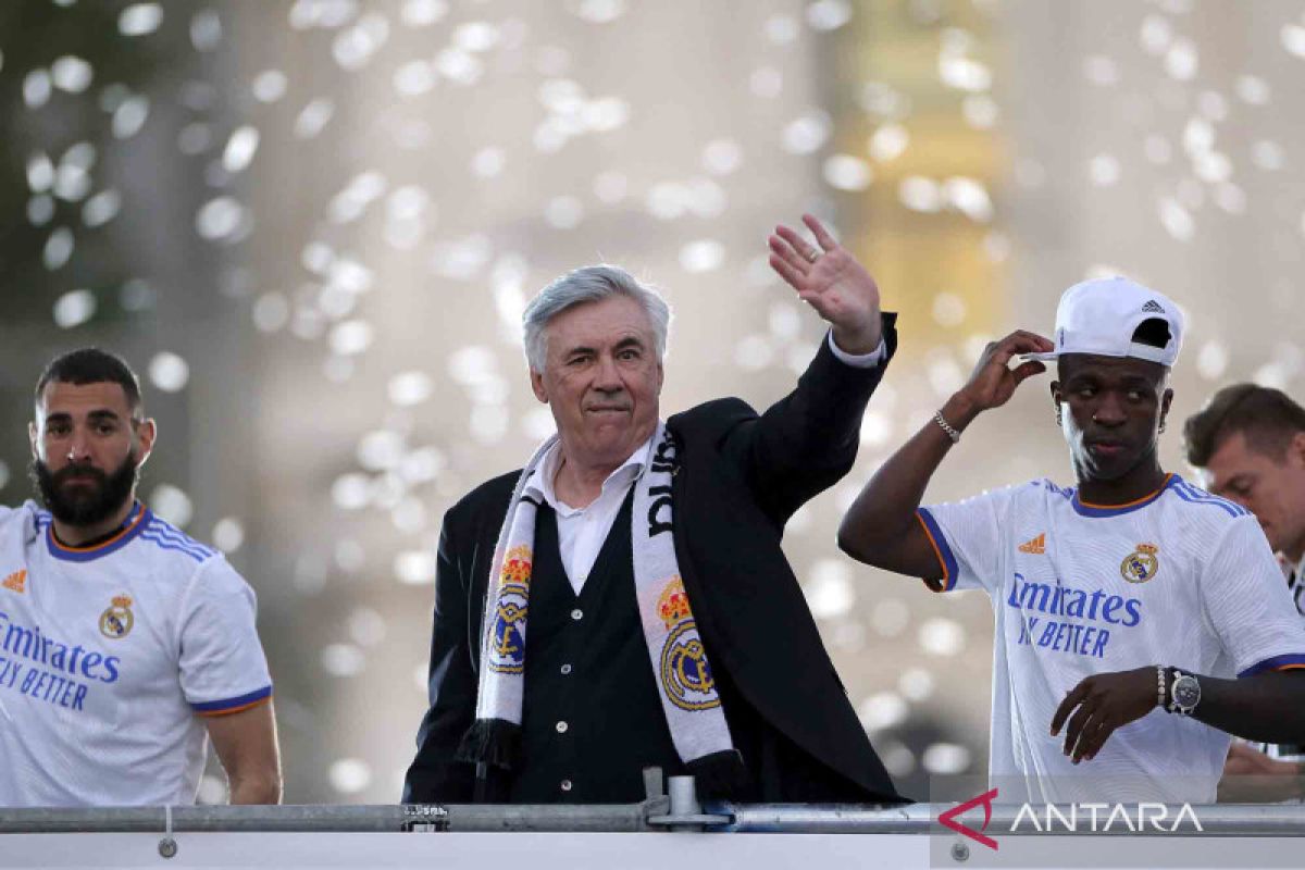 Raih Piala Super Eropa, Ancelotti: Real Madrid masih lapar kemenangan