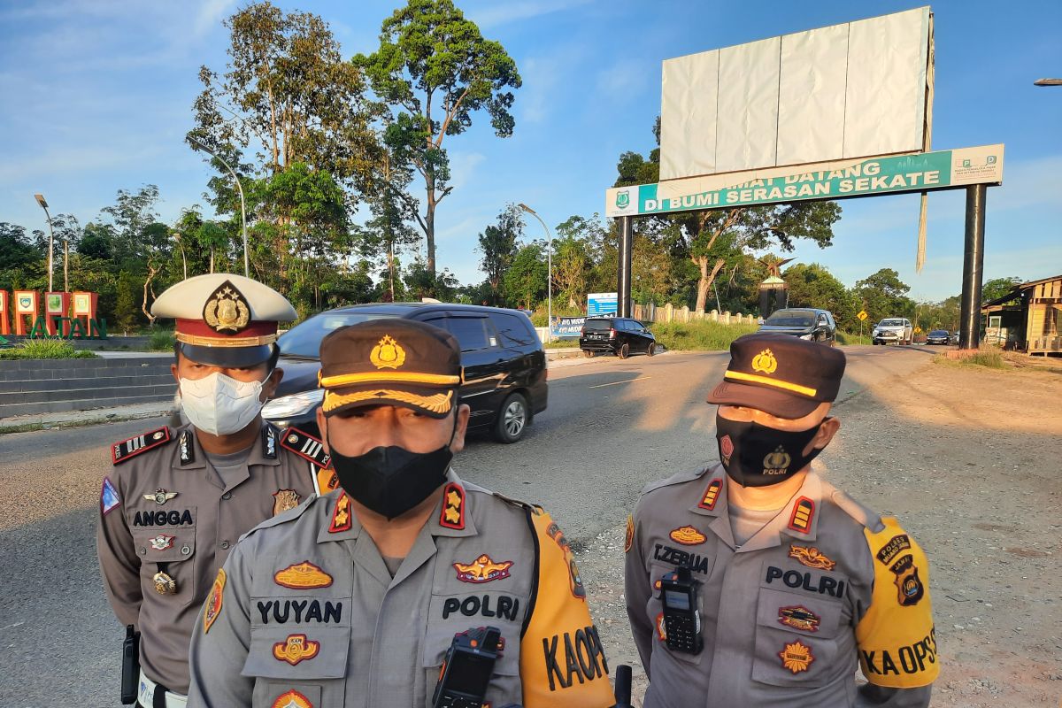 1.691 kendaraan melintas di jalur mudik Jalintim lintas Muarojambi