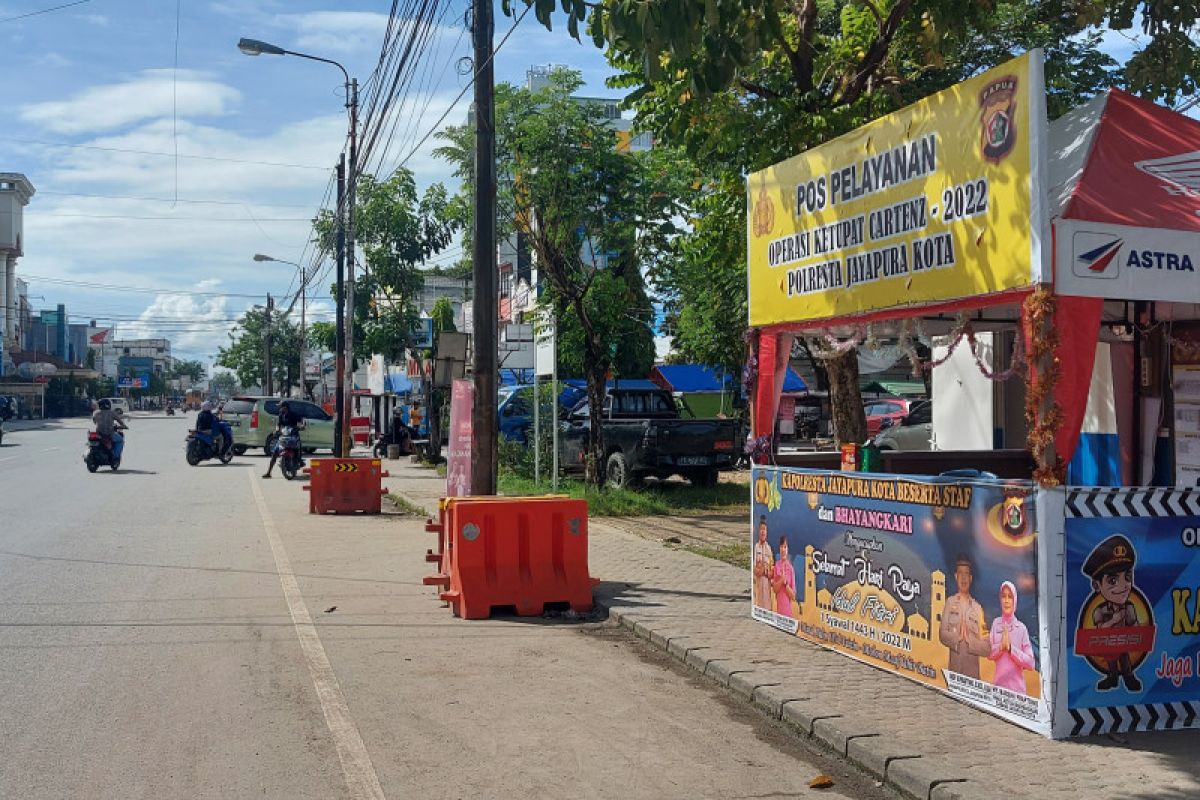 Polresta Jayapura Kota dirikan 7 pos Operasi Ketupat Cartenz