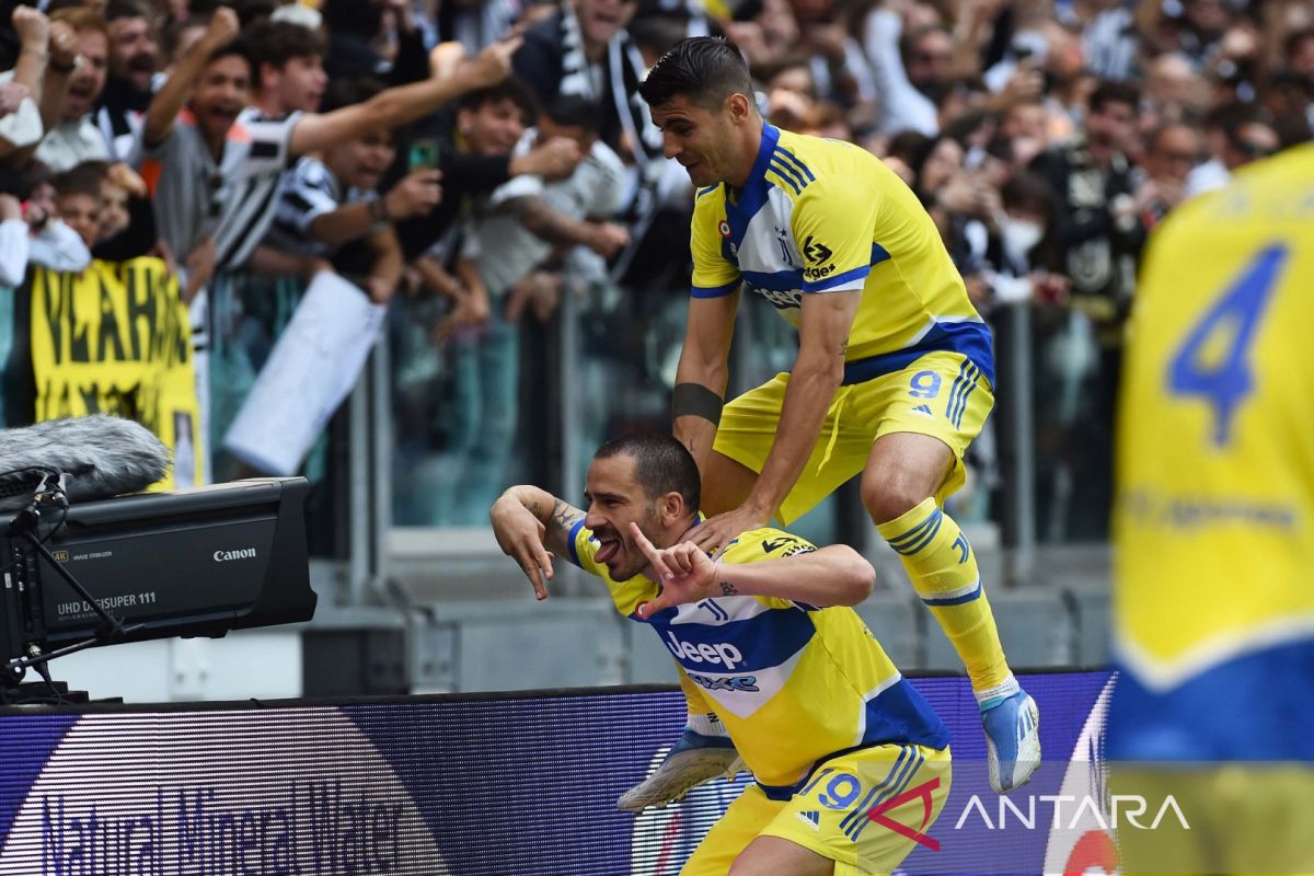 Bonucci antar Juventus ke Liga Champions usai bekuk Venezia