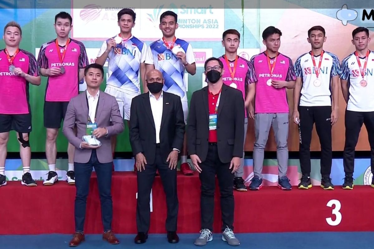 Ganda putra Indonesia rebut gelar juara Asia Bulu Tangkis, kalahkan ganda Malaysia