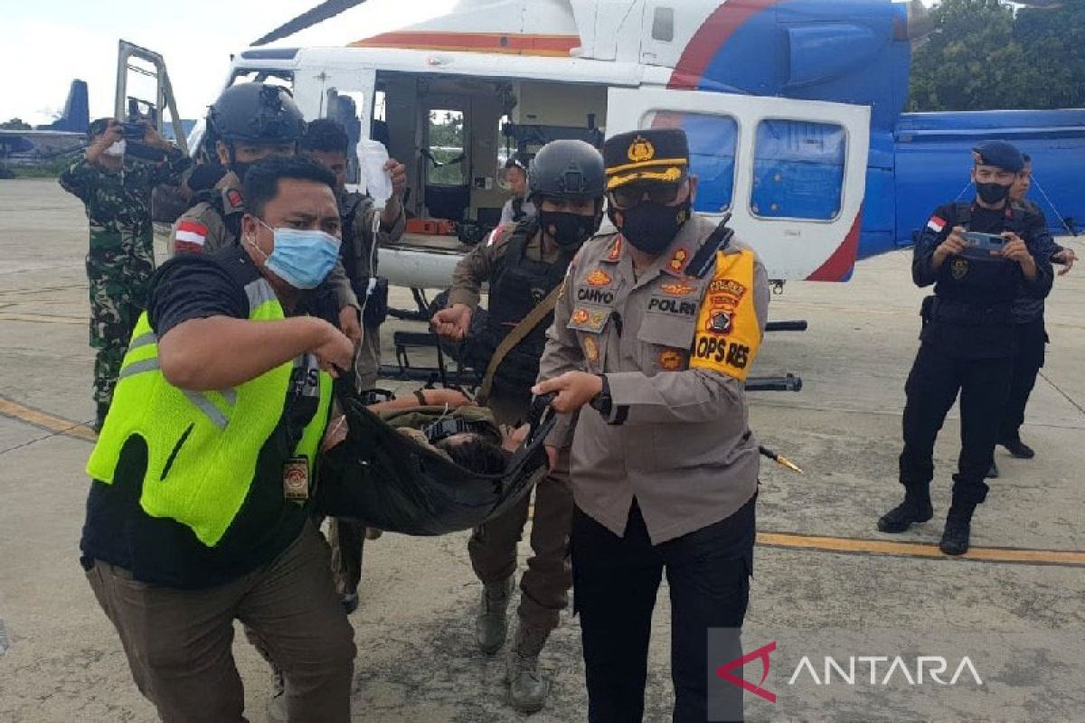 Personel TNI-Polri korban  KKB dirawat di dua rumah sakit di Jayapura