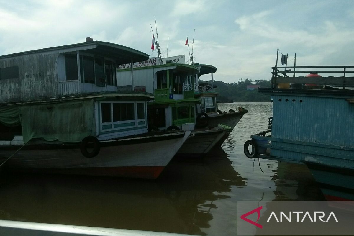 Jumlah pemudik ke hulu Mahakam sepi pada H-1 lebaran