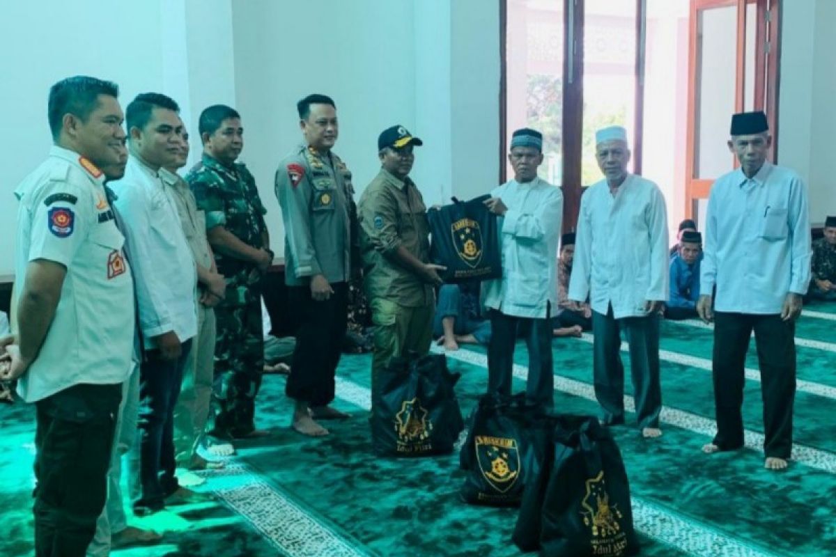 Prima DMI Palas salurkan bantuan sembako Kabareskrim Polri kepada bilal mayit