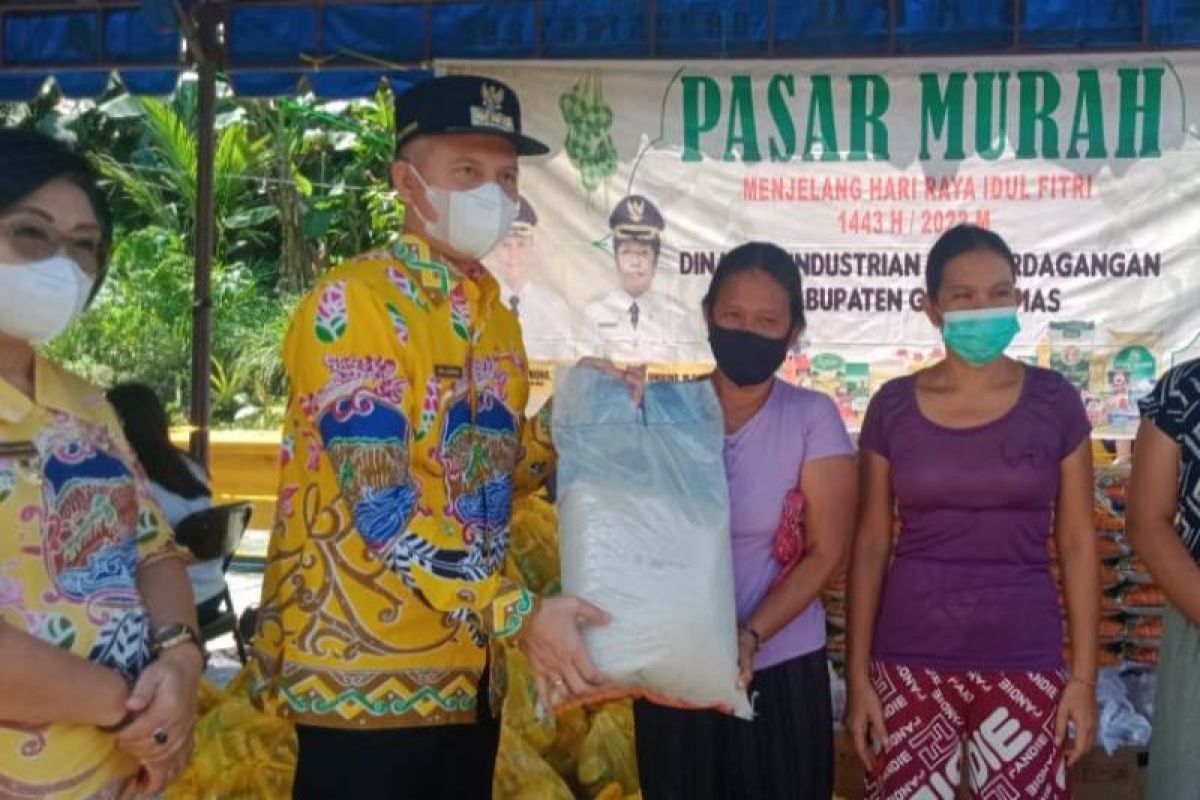 Pemkab Gumas berharap operasi pasar mampu stabilkan harga bahan pokok