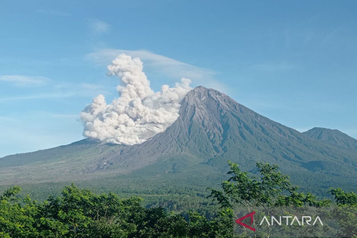 Gunung Semeru kembali luncurkan awan panas guguran sejauh 3,5 km