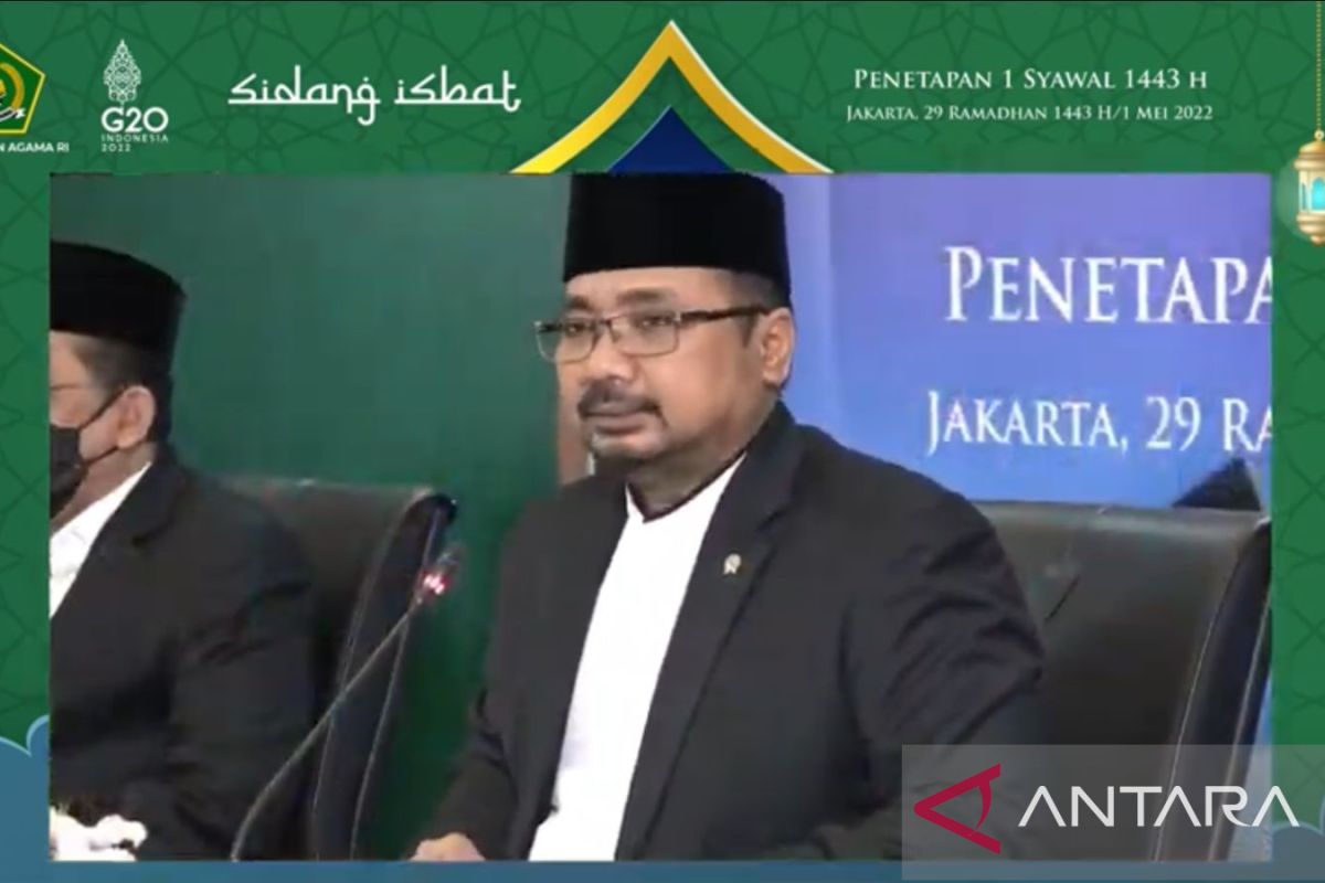 Sidang Isbat tentukan Hari Raya Idul Fitri pada Senin besok