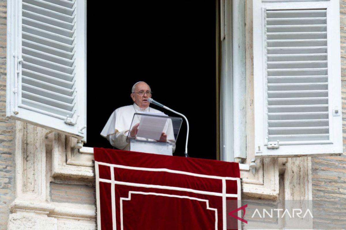 Paus pimpin doa untuk perdamaian di tempat-tempat yang dilanda perang