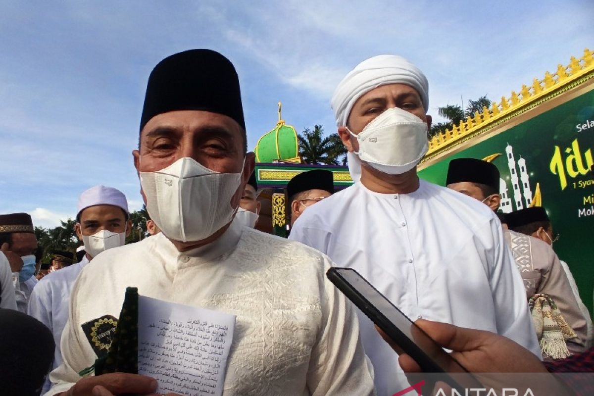 Gubernur Sumut: Lebaran hari pertama aman dan kondusif