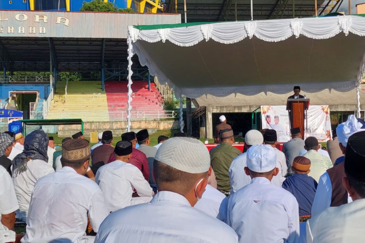Khatib ajak umat Muslim di Malut maknai semangat Idul Fitri
