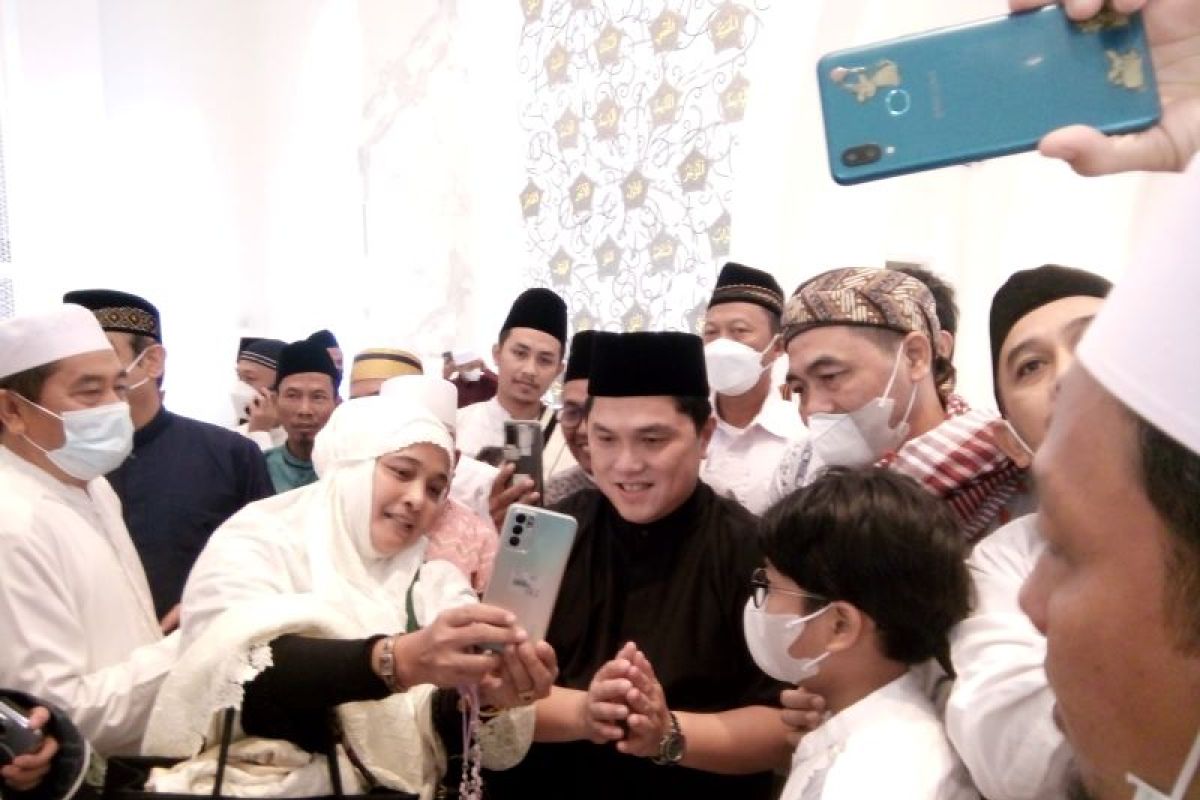 Erick Thohir berharap Masjid At-Thohir menjadi wadah gaungkan syiar Islam