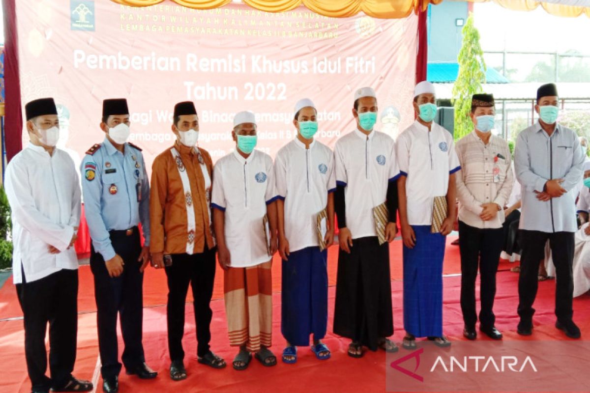 28 warga binaan di Kalimantan Selatan bebas pada Idul Fitri