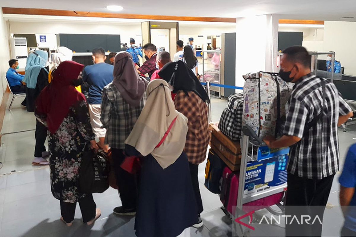 Puncak arus balik di Bandara Belitung diperkirakan pada H+5 Lebaran