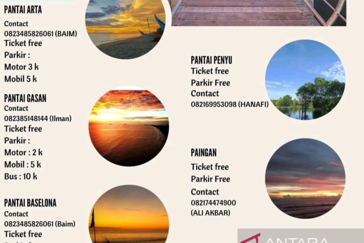 Sejumlah objek wisata di Padang Pariaman gratis dikunjungi wisatawan