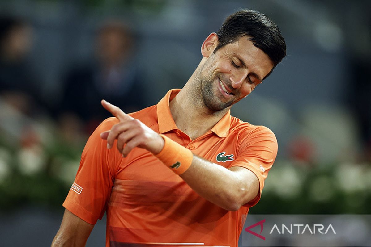 Djokovic lewati Monfils untuk bertemu Murray di Madrid Open