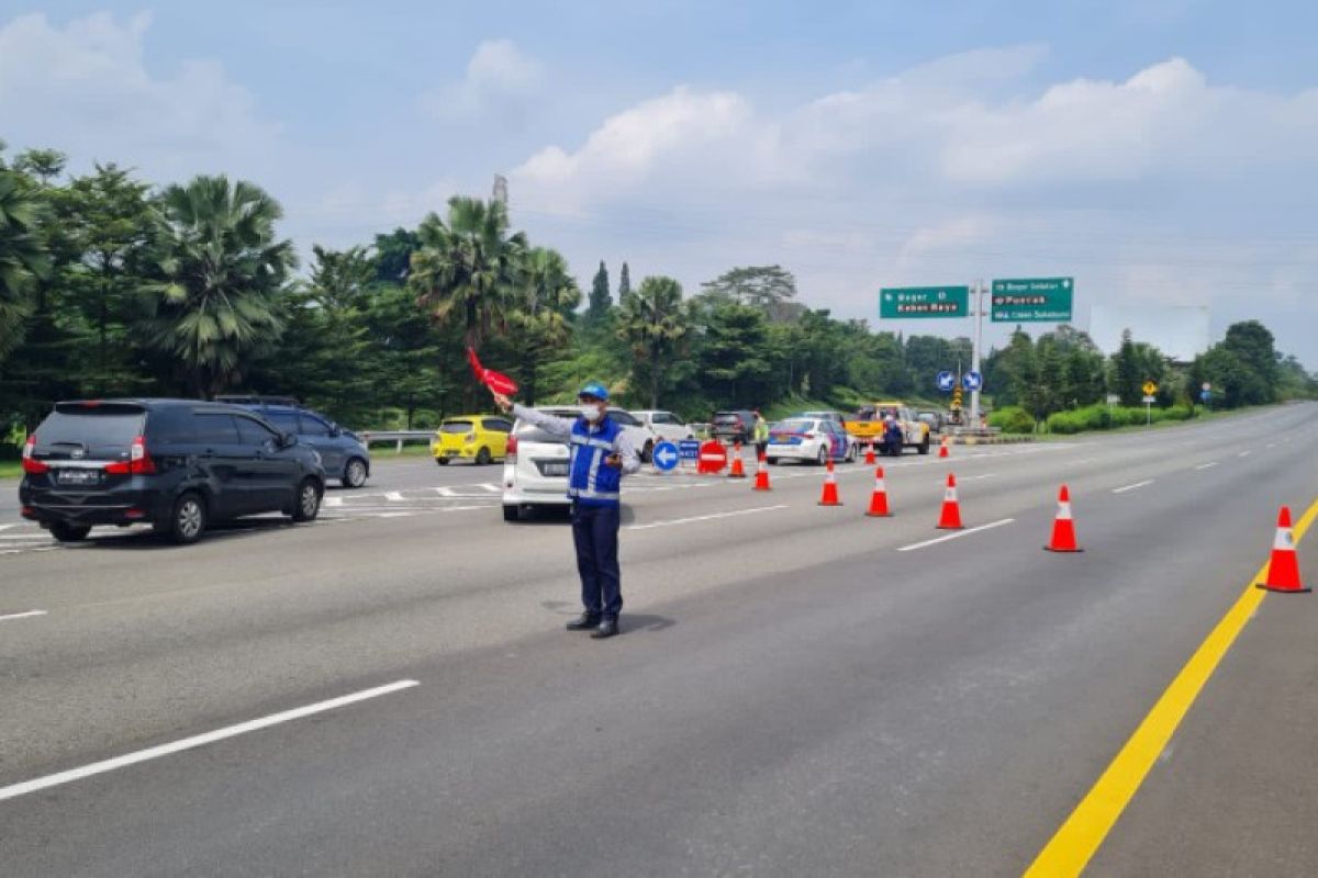 Jasa Marga berlakukan buka/tutup di Tol Jagorawi arah Ciawi