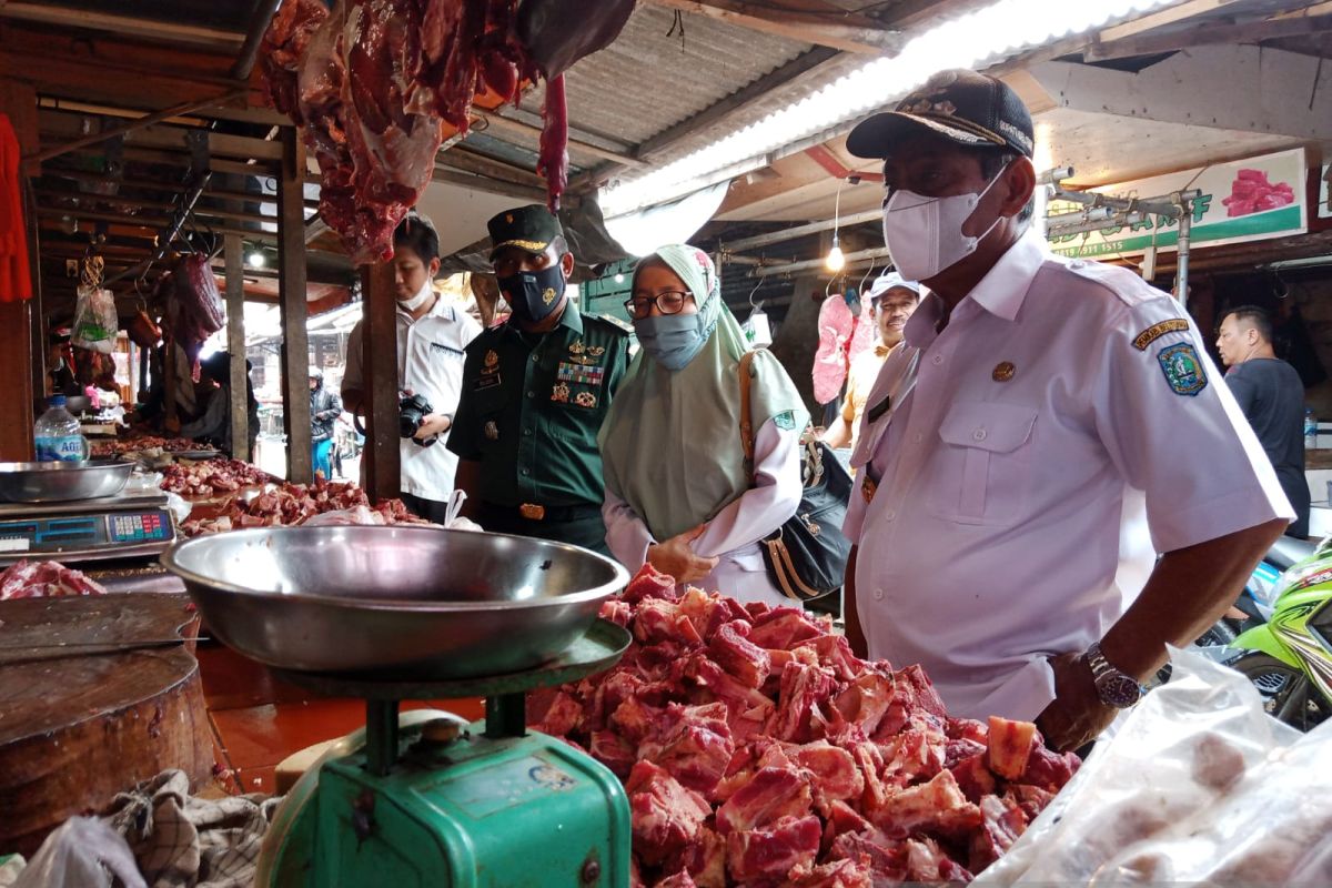 Harga daging sapi di Tanjung Pandan turun Rp10 ribu per kilogram