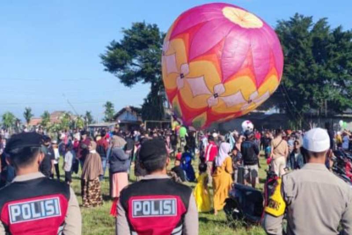 Polisi amankan festival balon udara di Wonosobo