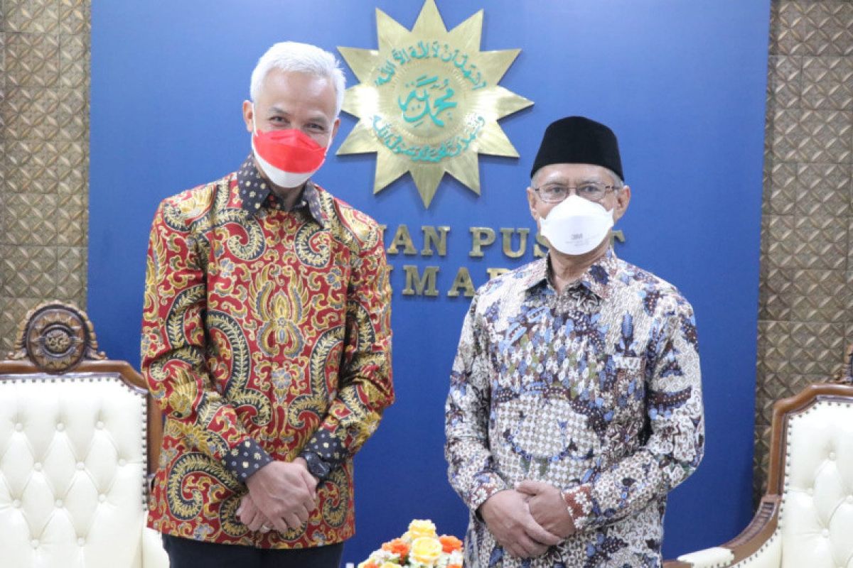 Ganjar Pranowo bersilaturahmi ke Ketua PP Muhammadiyah