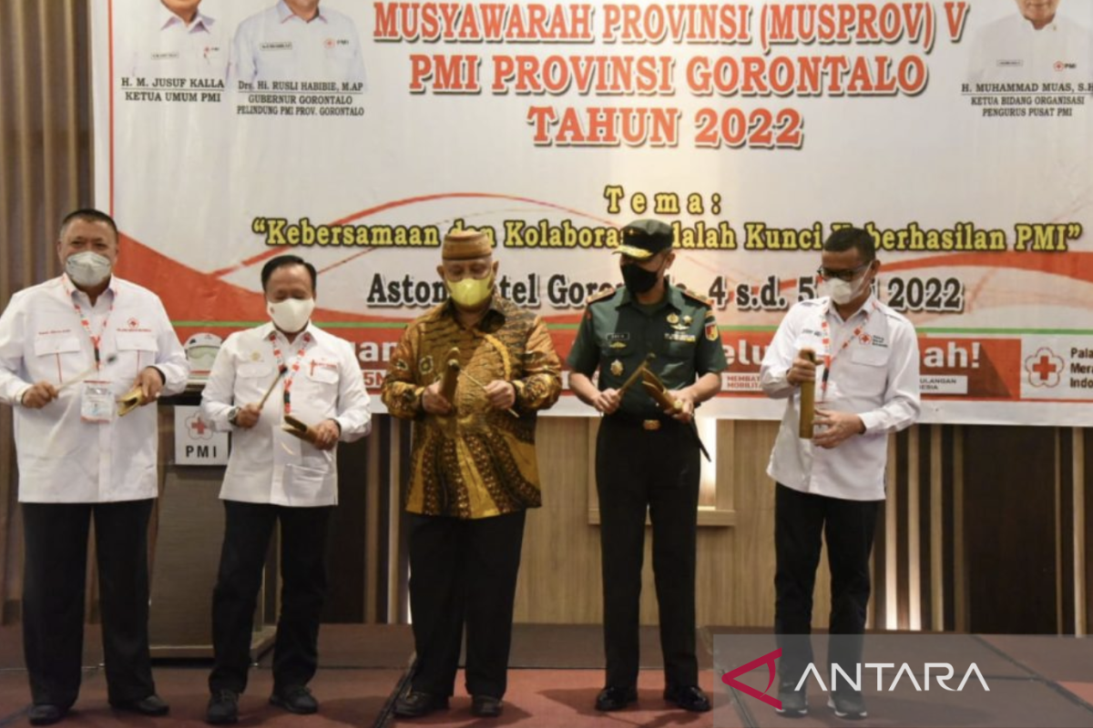 Gubernur Gorontalo minta pengurus baru PMI amanah