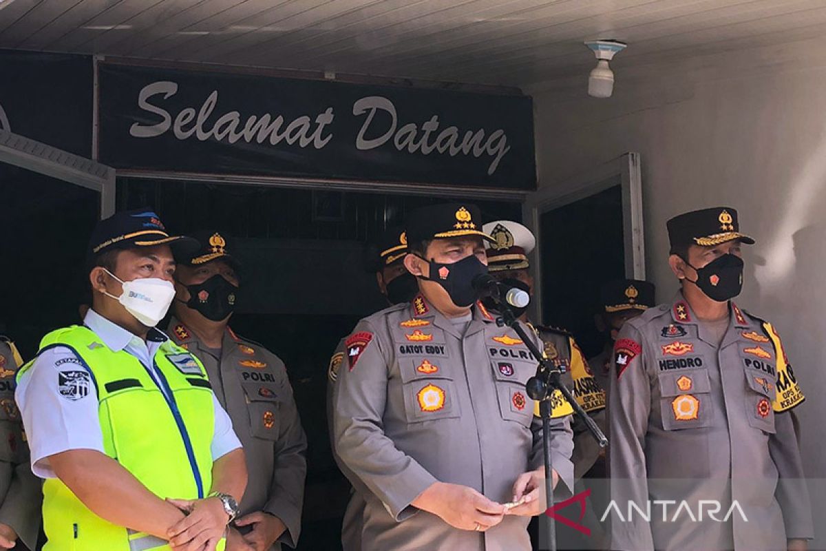 Wakapolri: Kepadatan di Tol Trans Sumatera dan Tangerang-Merak normal