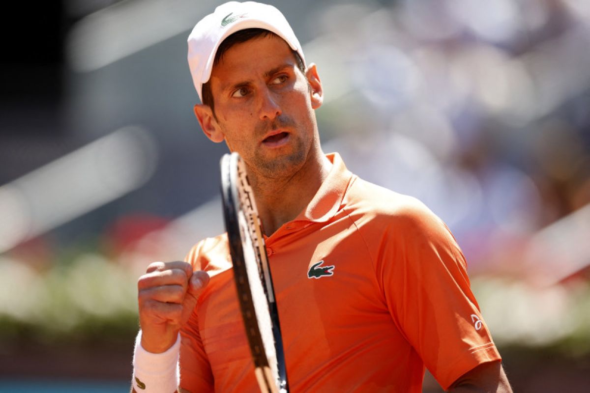 Djokovic tunggu Nadal atau Alcaraz di semifinal Madrid Open