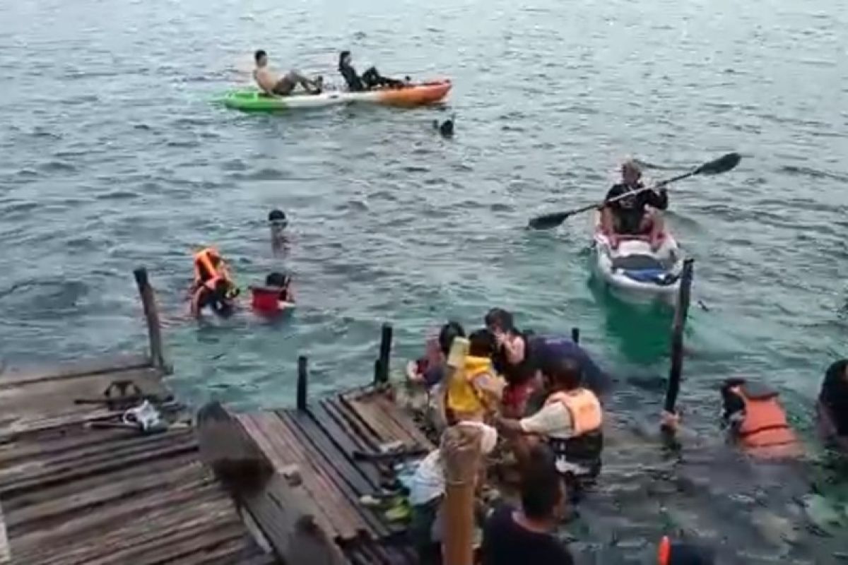 Lebaran, kelong apung di Bintan diburu turis lokal hingga asing