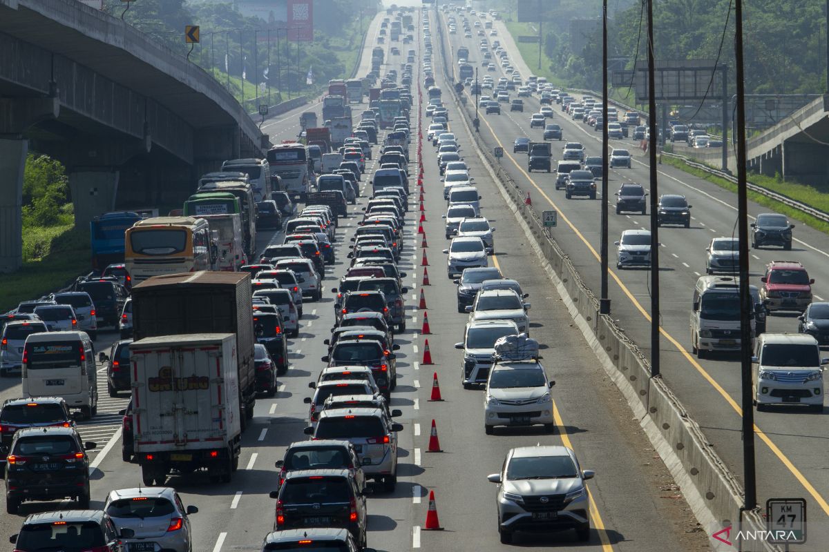 Polisi: Sebanyak 120.000 kendaraan bergerak menuju ke arah Jakarta