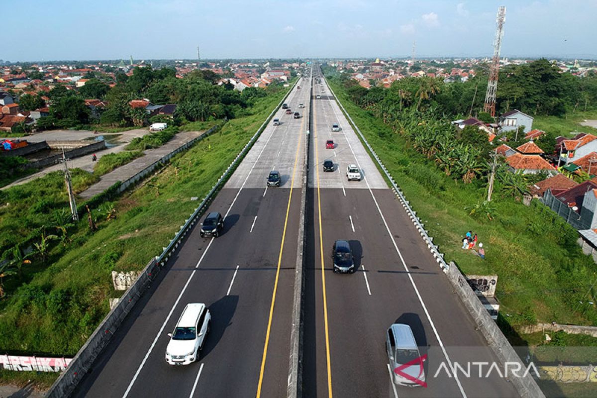 Arus balik di Tol Pemalang-Batang terpantau ramai lancar