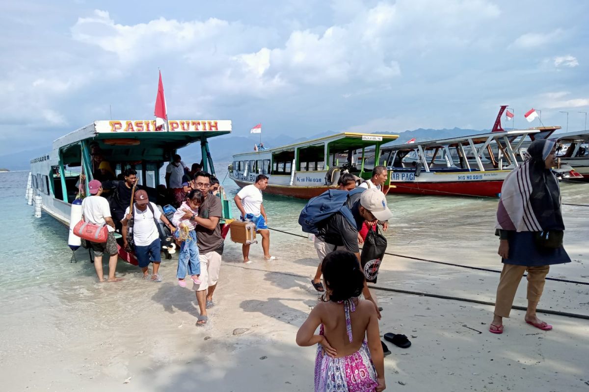 Aktivitas wisatawan di Gili Trawangan menggeliat