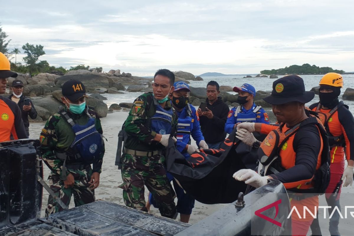 Tim SAR gabungan temukan korban tenggelam di pantai Bangka