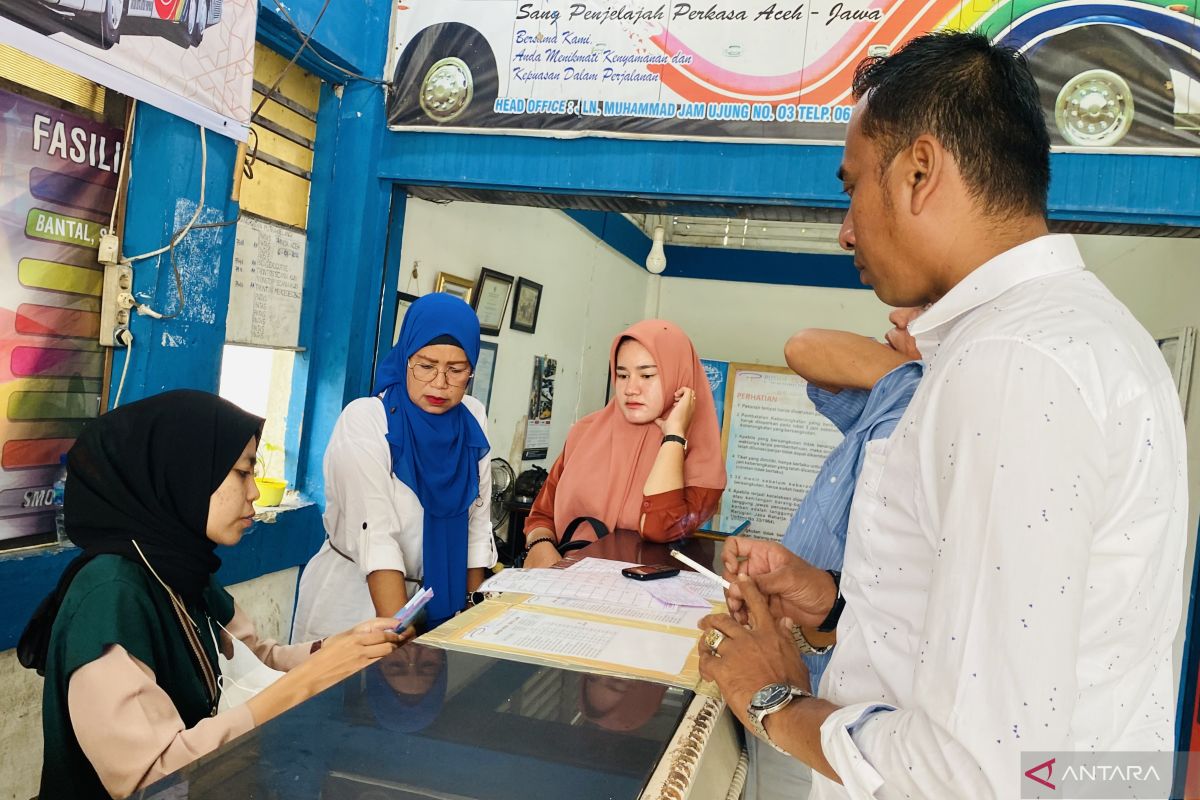 Tiket bus Banda Aceh - Medan terjual habis pada puncak arus balik lebaran